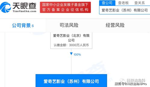 愛奇藝在蘇州成立影業公司,經營范圍含日用百貨銷售